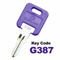 Global RV KEY, G387, Purple, Precut KEY-G387